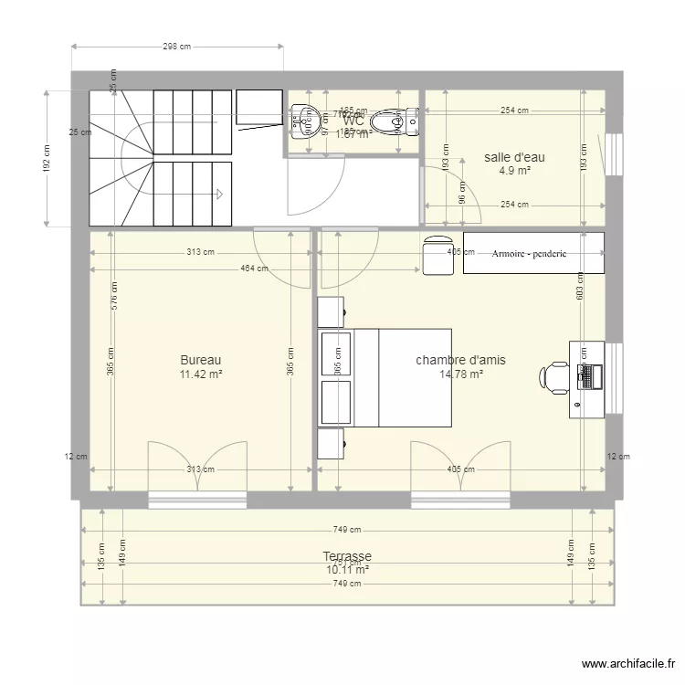 plan du 1er étage au 22 sept 2020. Plan de plan du 1er étage au 22 sept 2020. Plan de