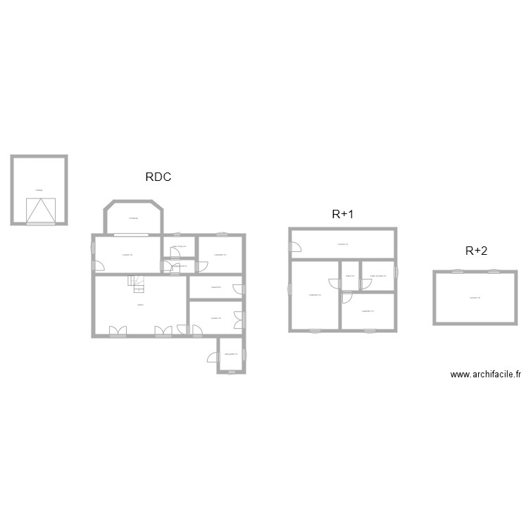 350600961. Plan de 16 pièces et 224 m2