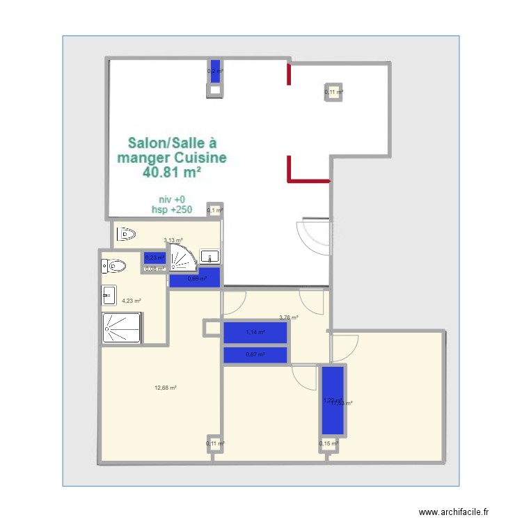 OUDONE. Plan de 0 pièce et 0 m2