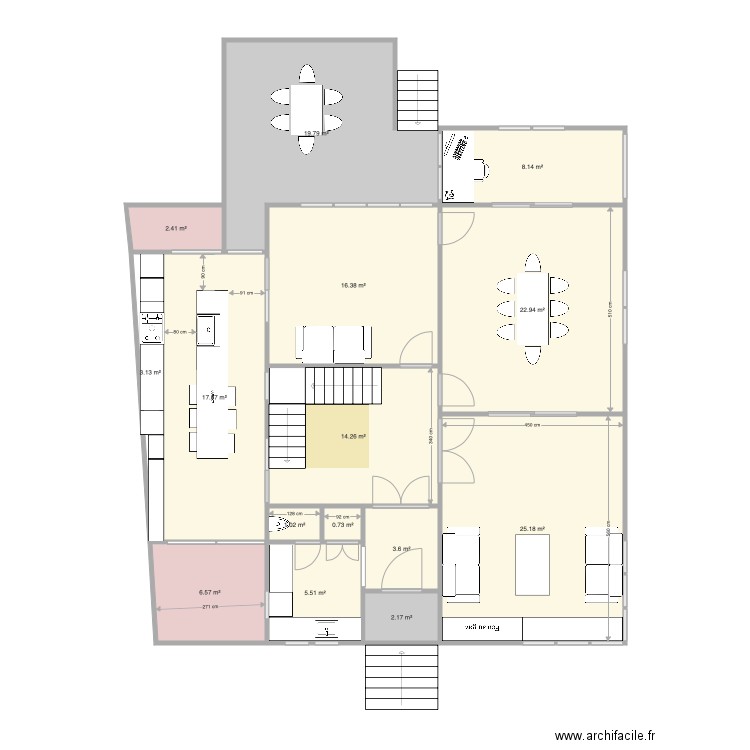 Raquette rez V5. Plan de 0 pièce et 0 m2