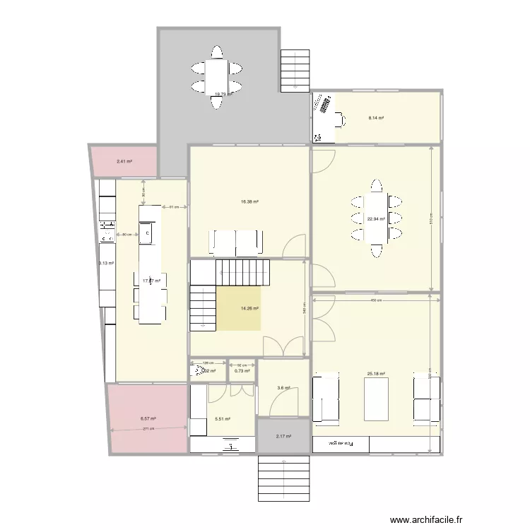 Raquette rez V5. Plan de 0 pièce et 0 m2