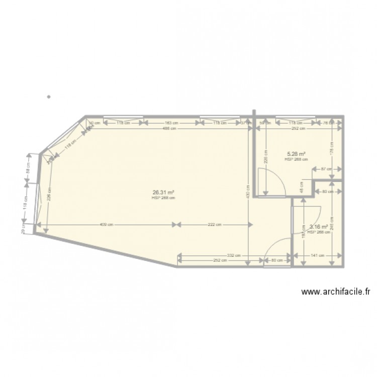 AppartMarilo. Plan de 0 pièce et 0 m2