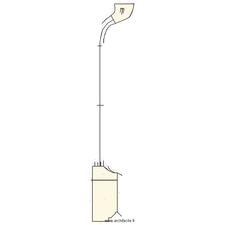 derelle le boulou. Plan de 3 pièces et 115 m2