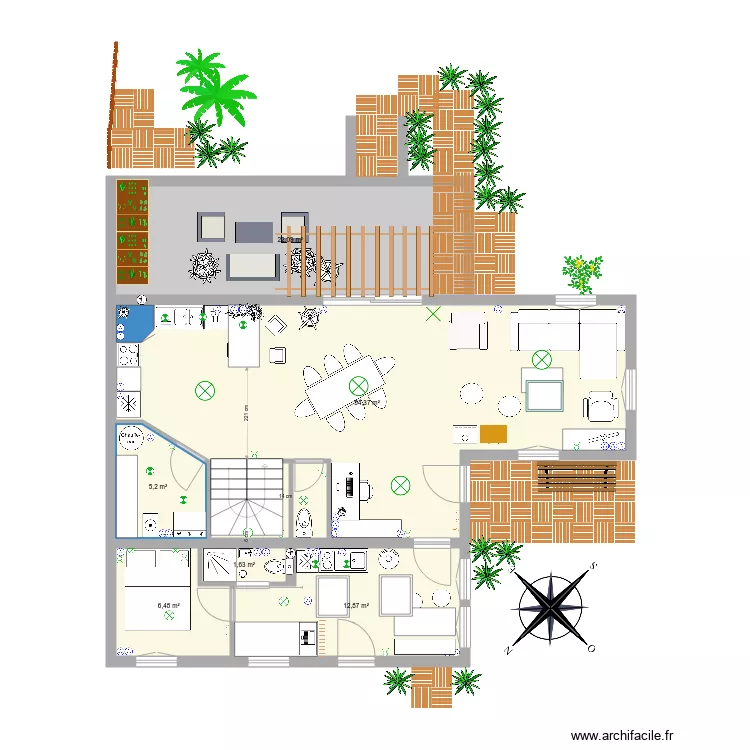 Route de Taillefer 6. Plan de 