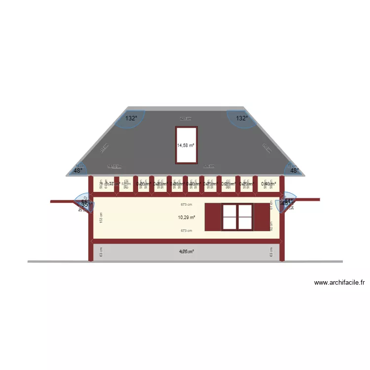 GARAGE 3 FACADE EST. Plan de 