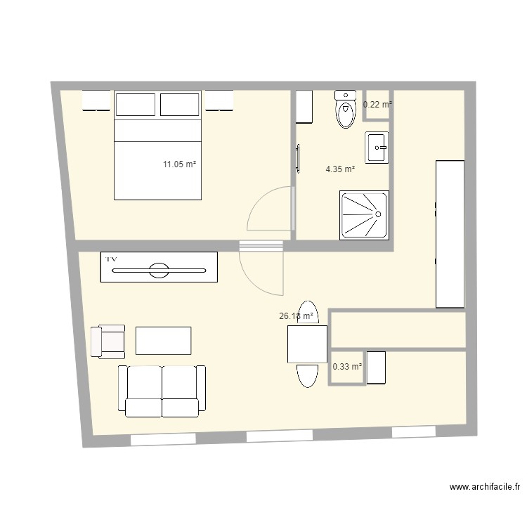 appartement 003 Girandière. Plan de 0 pièce et 0 m2