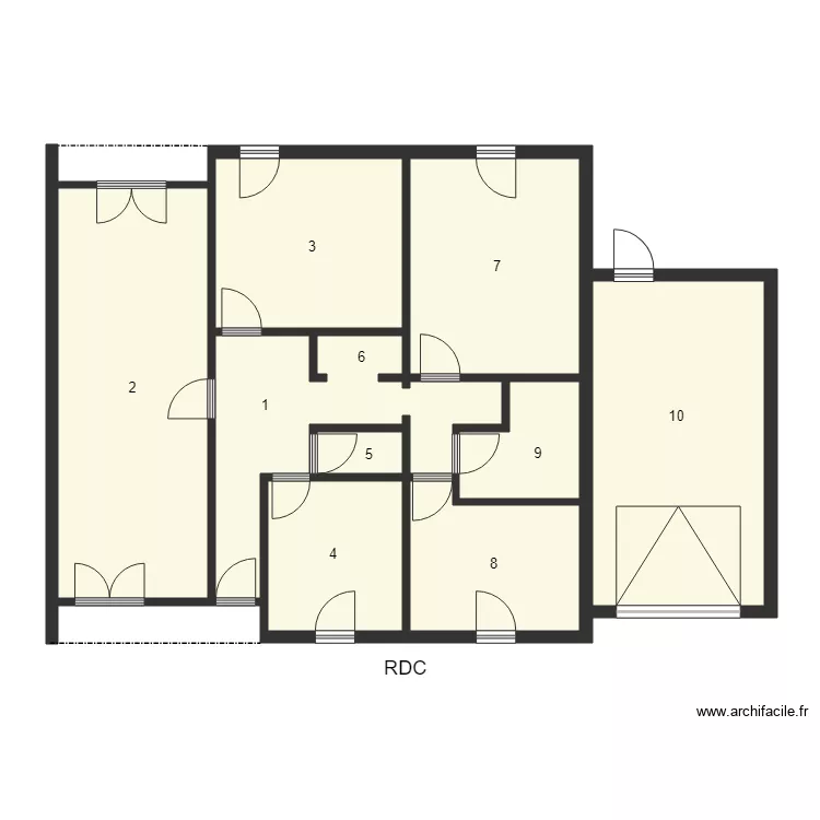 184506 OPH DE LA MEUSE. Plan de 