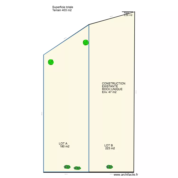 21 ave plaine  plan masse implantation 28 07 18. Plan de 