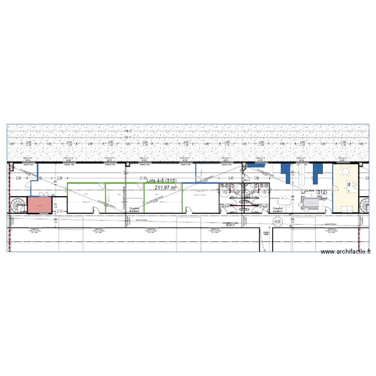 CLOISONS PLAN H19. Plan de 0 pièce et 0 m2