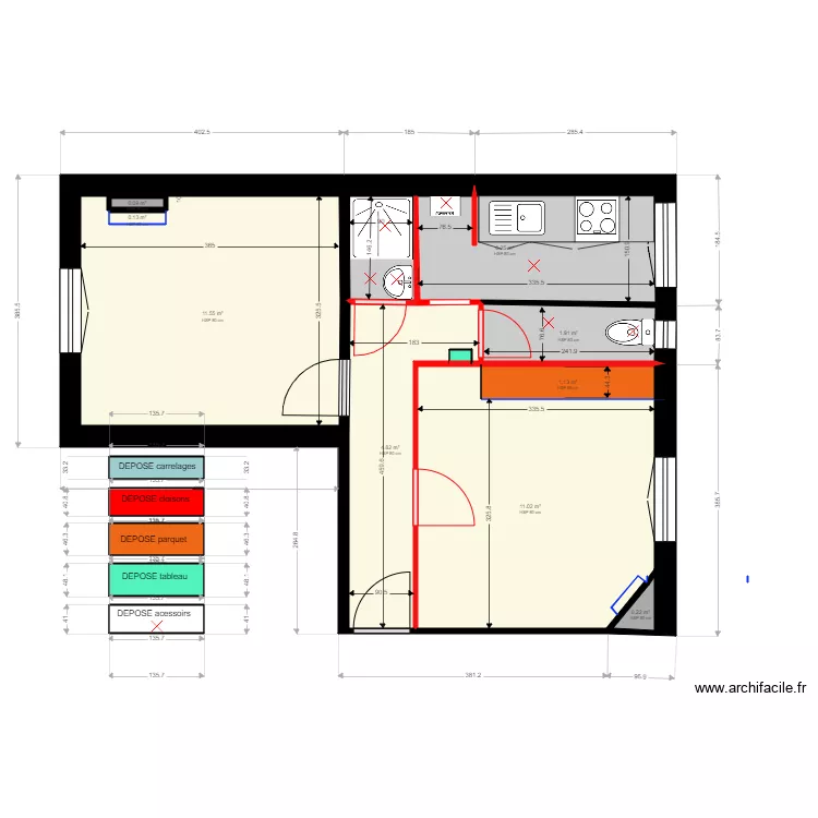 plan PASSAGE GEFFROY DIDELOT  . Plan de 
