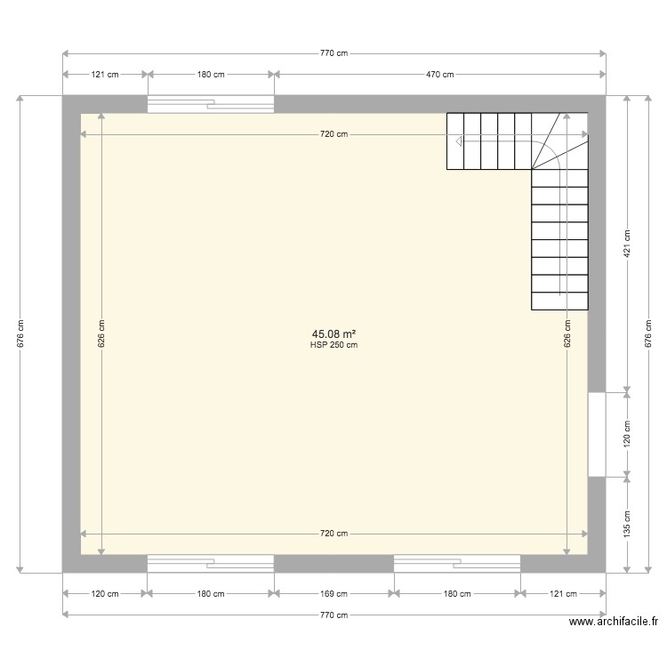 Projet 1 Letort. Plan de 0 pièce et 0 m2