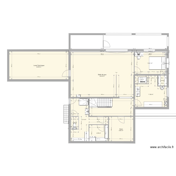 Plan RDC Bas revu. Plan de 0 pièce et 0 m2