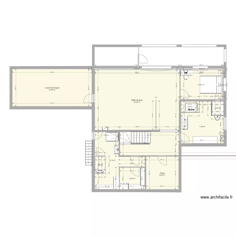 Plan RDC Bas revu. Plan de 