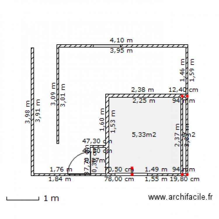 sdb 4. Plan de 0 pièce et 0 m2