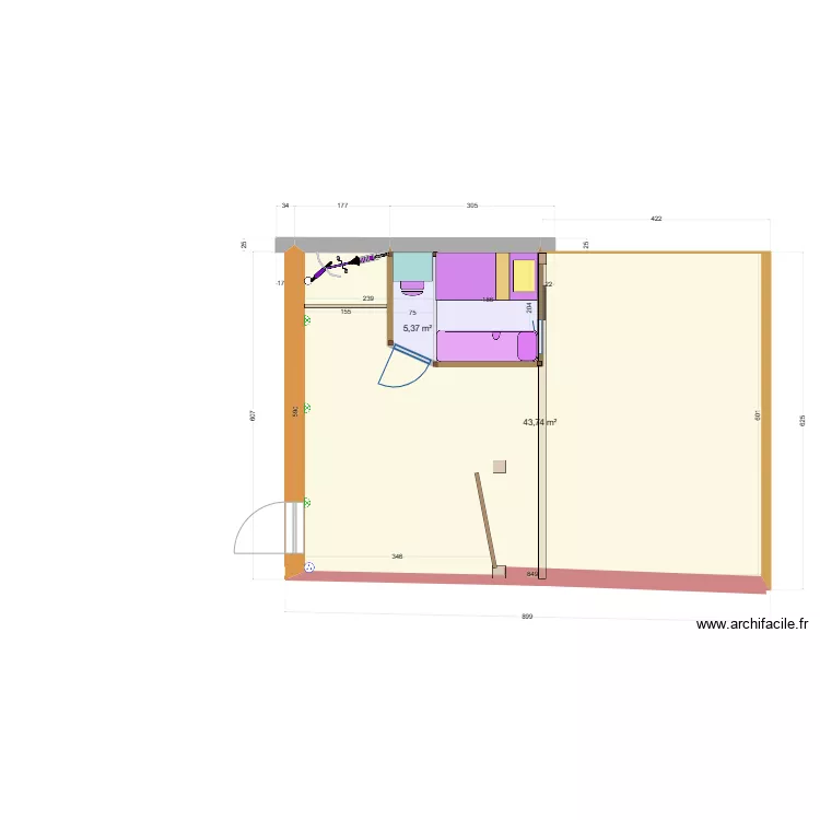 Abris sur terrasse 06. Plan de 