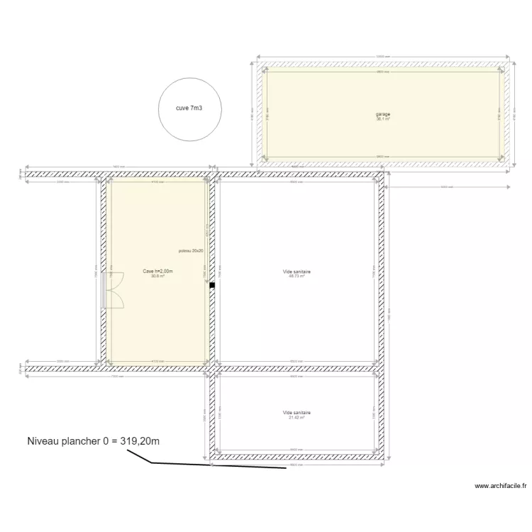 mulusoussol. Plan de 