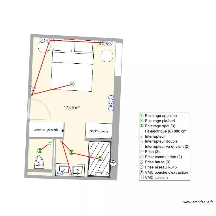 Mezzanine ditrento. Plan de 