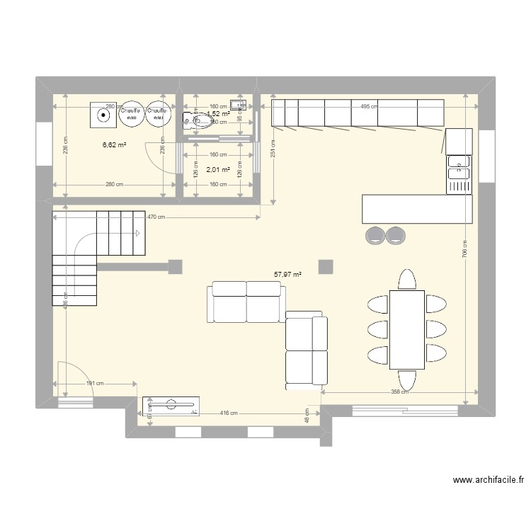 RDC langlade. Plan de 0 pièce et 0 m2