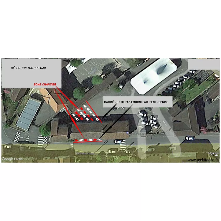 RAM TOITURE. Plan de 