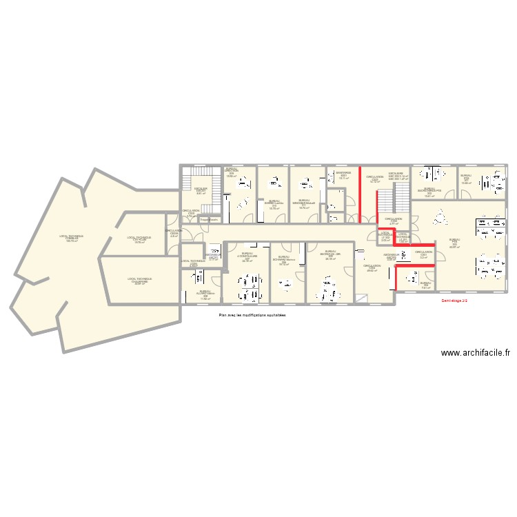 Vienne 3 ème projet . Plan de 0 pièce et 0 m2