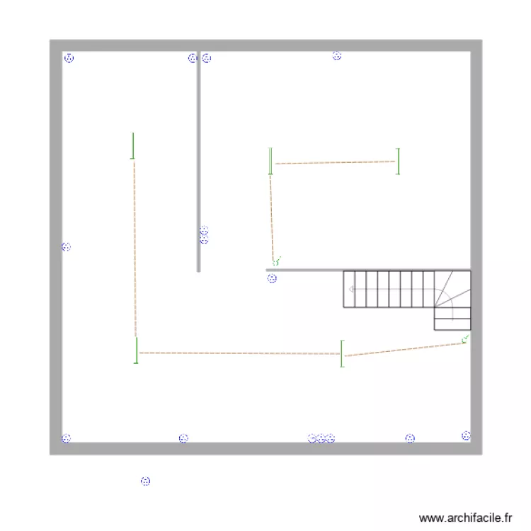 Sabas sous sol. Plan de 
