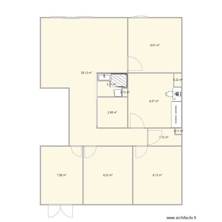 T4 74 chemin de la butte APRES. Plan de 0 pièce et 0 m2