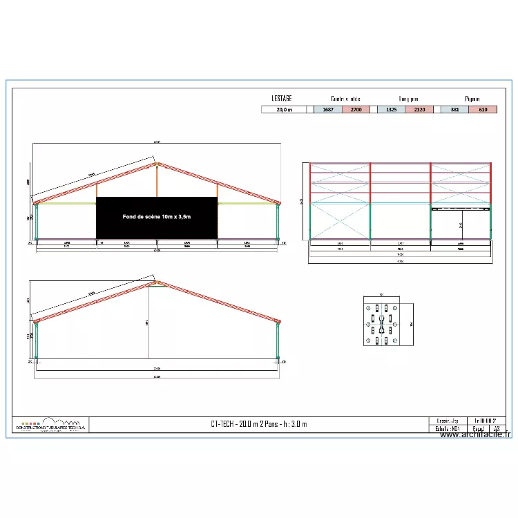 fond de scene Brocher 2023. Plan de 