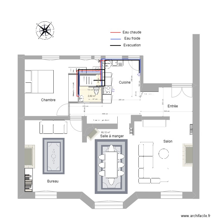Plan Pabro V1. Plan de 0 pièce et 0 m2