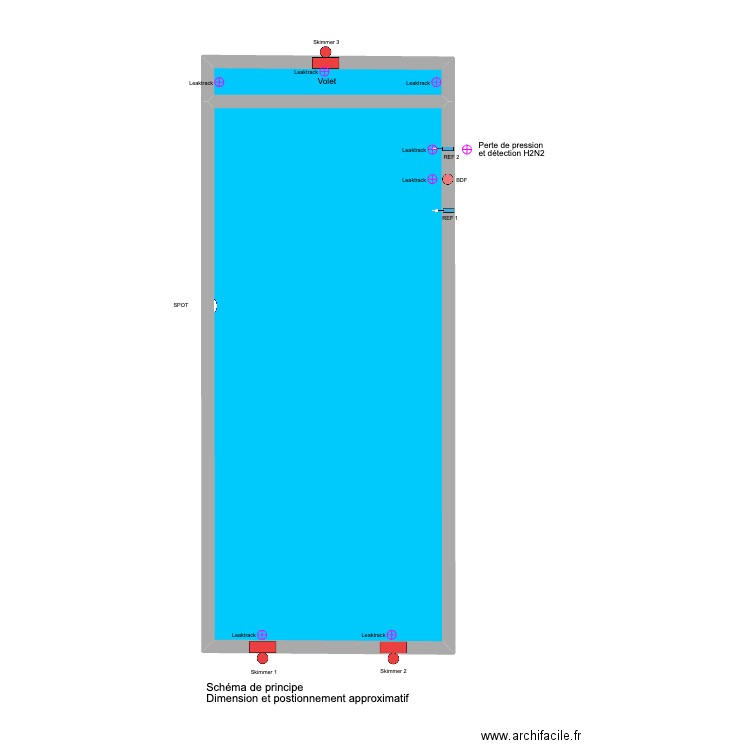 Castille - Waterloo - S00103. Plan de 2 pièces et 61 m2