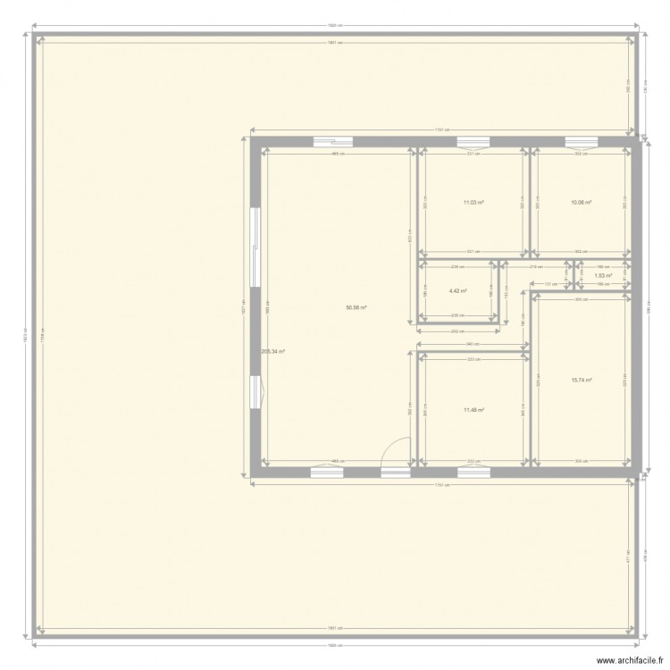 hannogne. Plan de 0 pièce et 0 m2