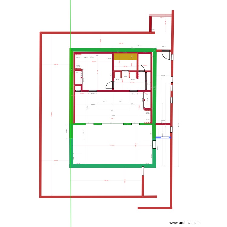 MODIFICATIONS MAISON  MACONNERIE 10. Plan de 0 pièce et 0 m2