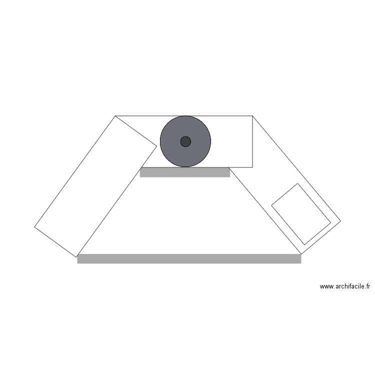 barbecu. Plan de 0 pièce et 0 m2