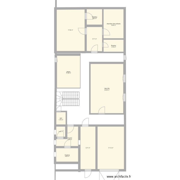 plan 10 X20. Plan de 0 pièce et 0 m2