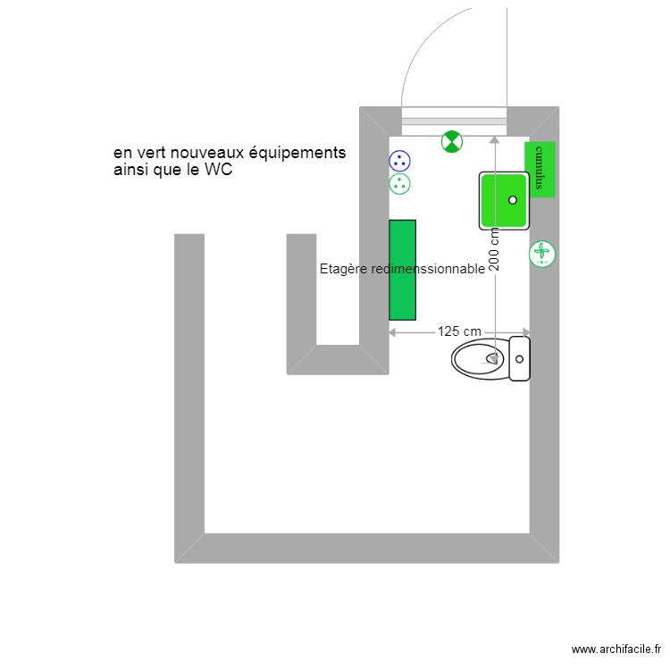 projet local rene dubreuil. Plan de 0 pièce et 0 m2