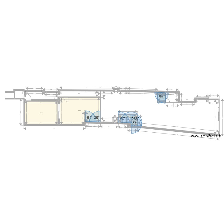 PLAN AURAY XO. Plan de 4 pièces et 72 m2