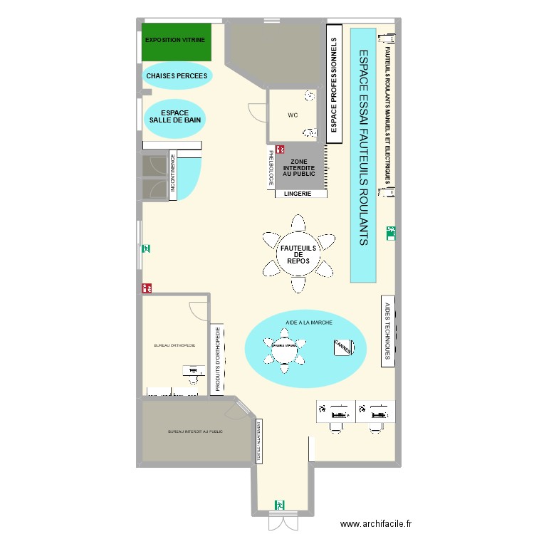 MAGASIN CERTIF. Plan de 0 pièce et 0 m2