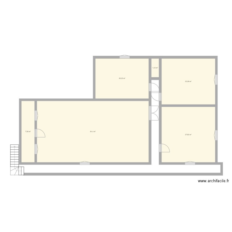 2ème etage. Plan de 0 pièce et 0 m2