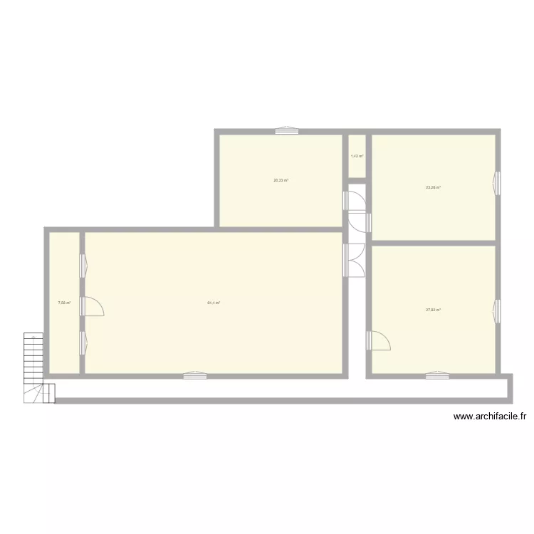 2&egrave;me etage. Plan de 
