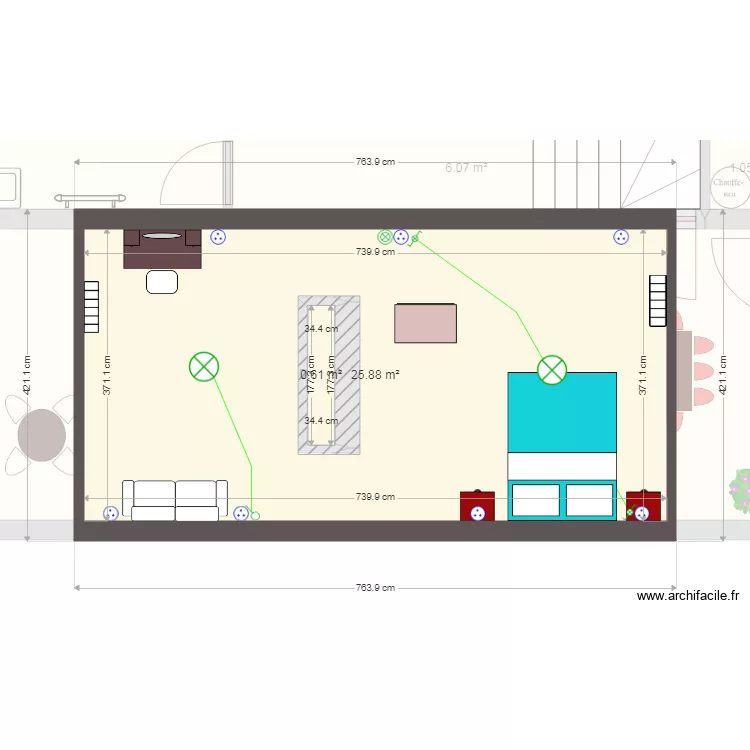 Grepin Claudine chambre elec. Plan de 