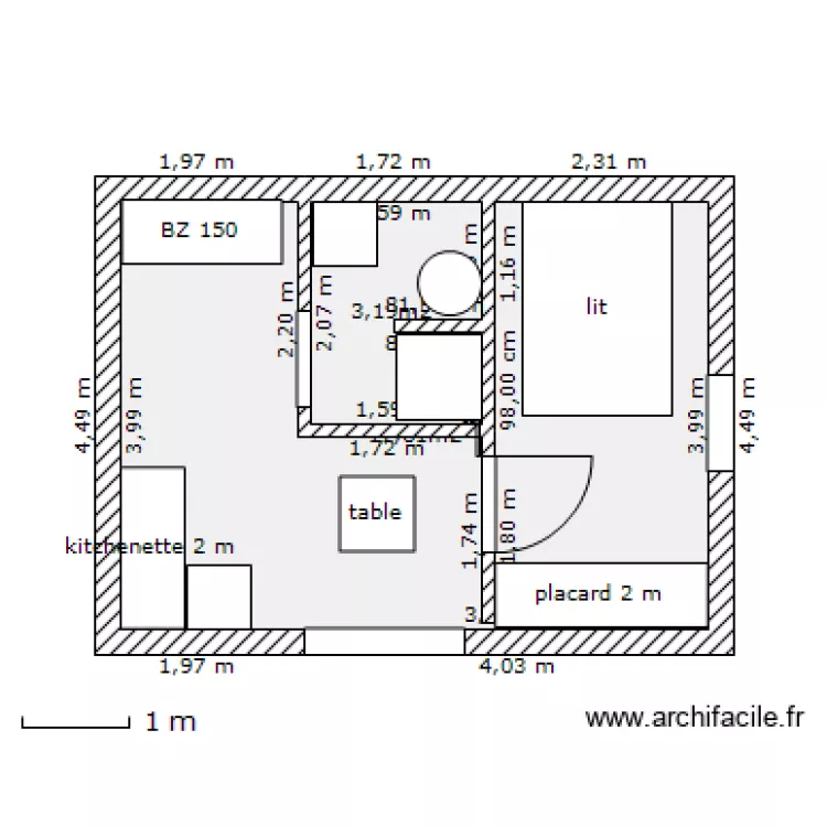 bungalow 5. Plan de bungalow 5. Plan de