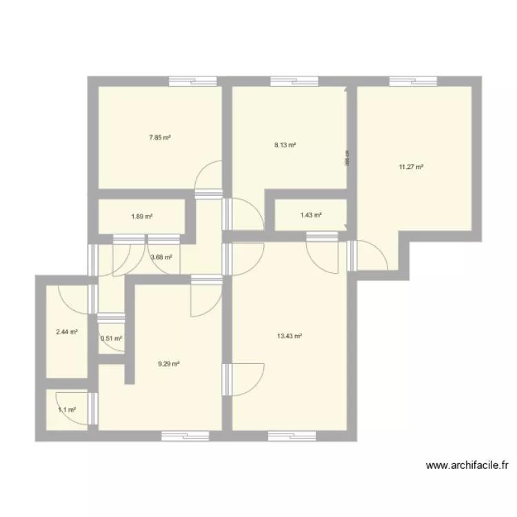 Dadou appart actuel. Plan de Dadou appart actuel. Plan de