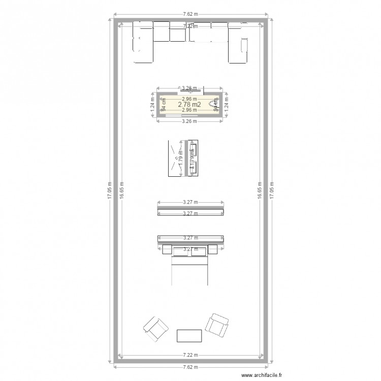 chambre villa de reve. Plan de 0 pièce et 0 m2