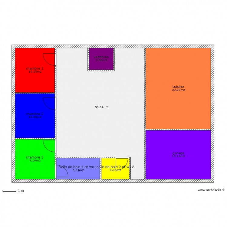 pavillon-radjou laurianne 5°D. Plan de 0 pièce et 0 m2