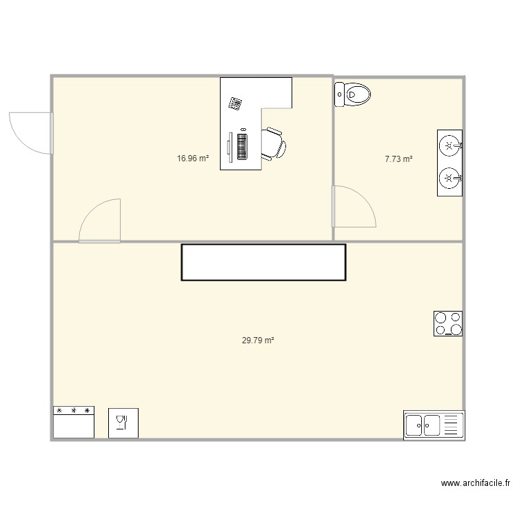 plan croquis patisserie. Plan de 0 pièce et 0 m2