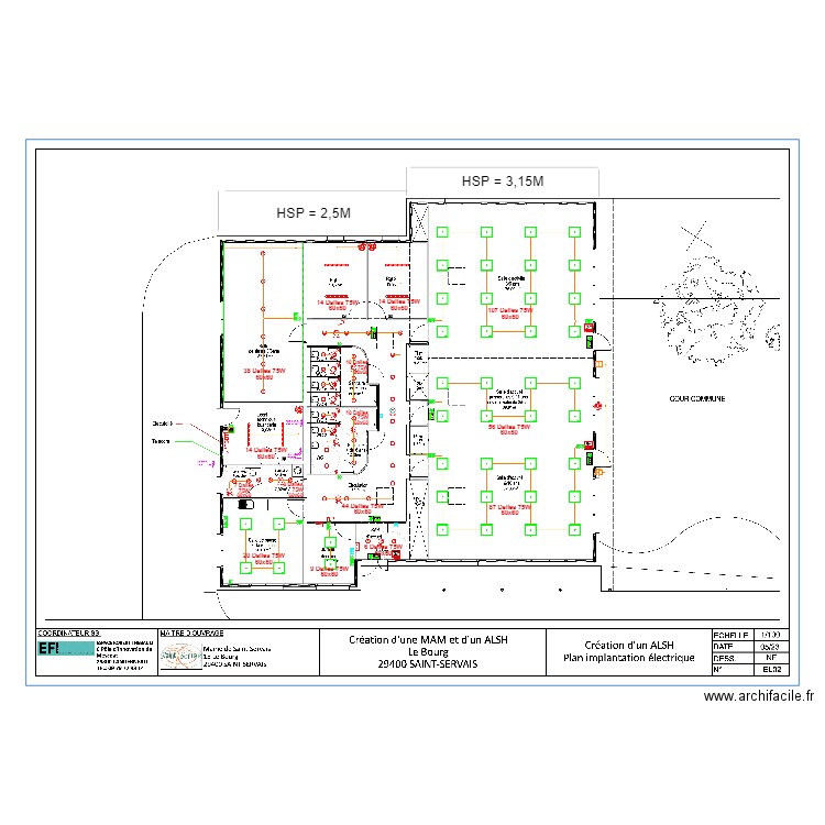 ALSH ST SERVAIS. Plan de 0 pièce et 0 m2