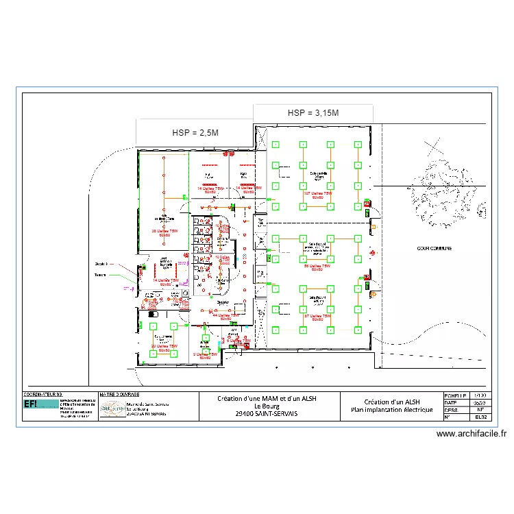 ALSH ST SERVAIS. Plan de ALSH ST SERVAIS. Plan de