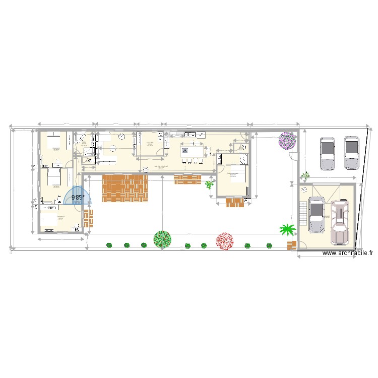 Maison LaTOUR2 - Surf Normale. Plan de 11 pièces et 185 m2