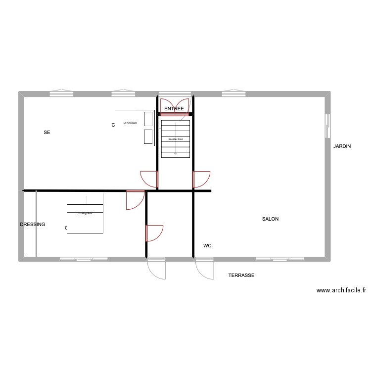 VD BARGEOURI.. Plan de 4 pièces et 118 m2