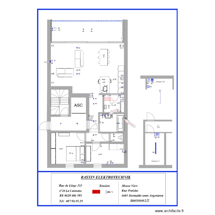 Appartement Meuse View C25 05  2020. Plan de 0 pièce et 0 m2