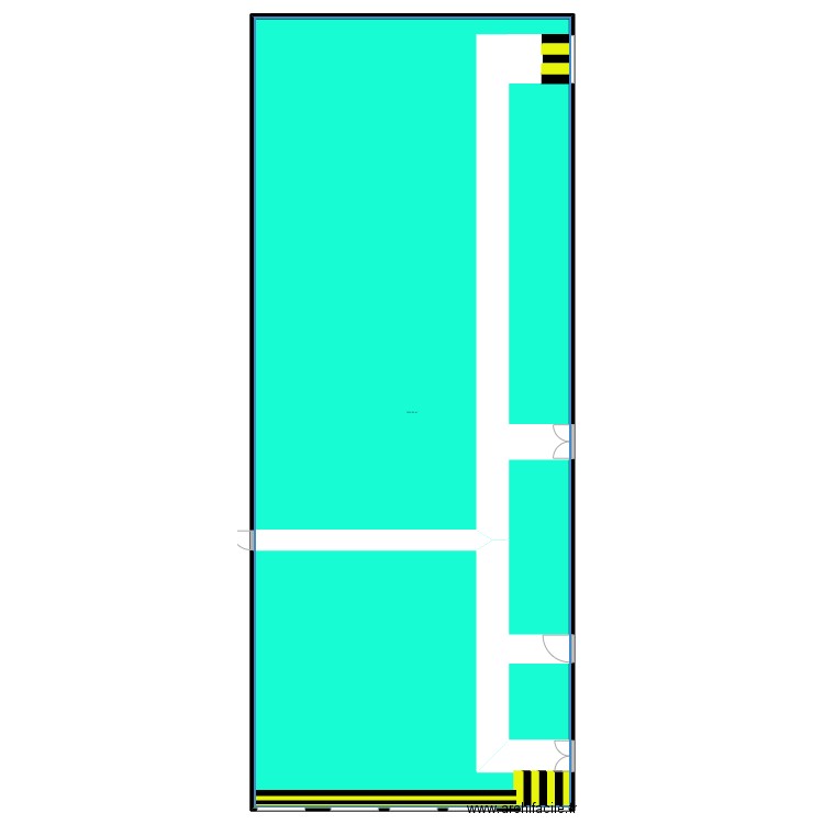 ATELIER COUVREUR SOL MARQUAGE. Plan de 1 pièce et 1000 m2